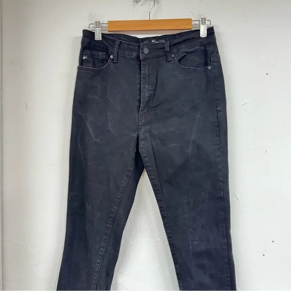Kancan Black High Rise Skinny Jeans Stretch Womens 28 Zip Fly Casual Stretch